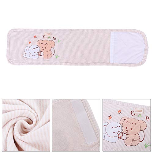 Baby Umbilical Belt, Newborn Belly Belt Cartoon Cotton Umbilical Cord Soft Infant Belly Band PInk Newborn Navel Belt Waist Support Belt for 0-12 Months Babies - Image 5